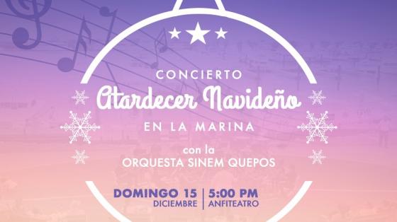 Concierto SINEM Quepos 15 de diciembre ne la MArina Pez Vela