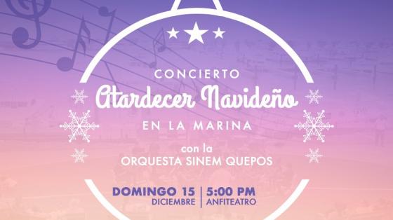 Concierto SINEM Quepos 15 de diciembre ne la MArina Pez Vela 