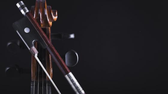Concierto virtual con el Grupo “Concierto de Violas” Arco y violoncelo, con fondo negro