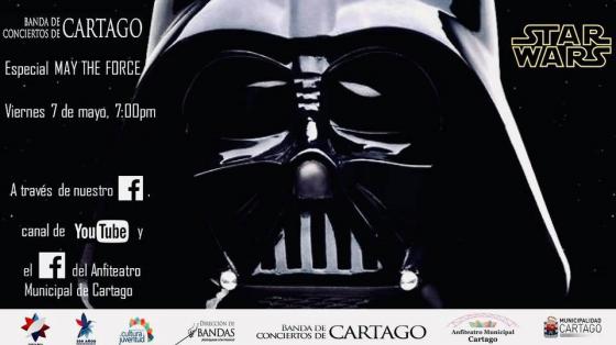 Convierto: "May the Force" Star Wars - Banda de Conciertos de Cartago Máscara de Dark Vader