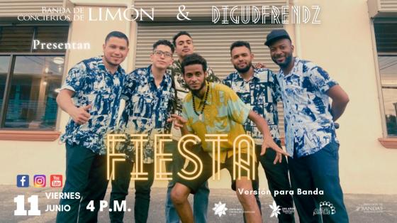 Concierto: "Los nuevos talentos de la música limonense" - Banda de Conciertos de Limón. Foto de artistas afrolimonenses