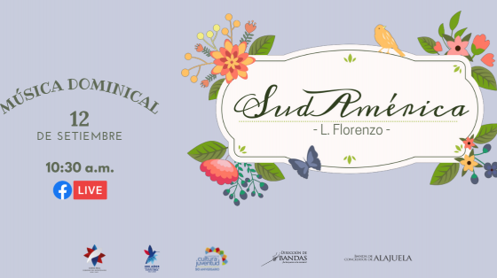 tarjeta con pájaro y flores