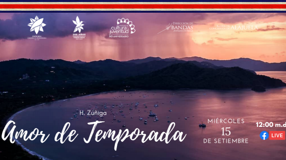 Concierto: “Celebrando nuestra Independencia, 200 años” - Banda de Conciertos de Alajuela paisaje de playas costarricenses
