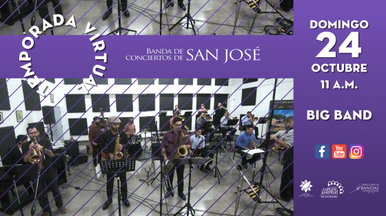 Concierto Especial de Música Costarricense - Banda de Conciertos de San José big band