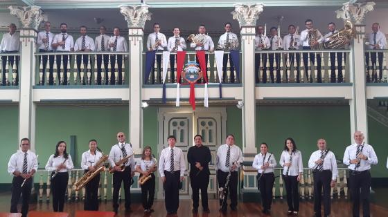 Banda de Conciertos de Heredia en el Liceo de Heredia