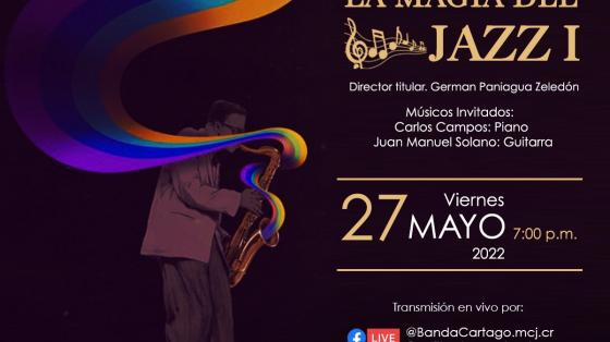 Concierto Especial "La Magia del Jazz I" - Banda de Conciertos de Cartago perfil de músico tocando saxofón