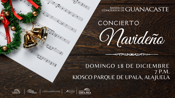Concierto Navideño Banda de Conciertos de Guanacaste