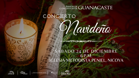 Concierto Navideño Banda de Conciertos de Guanacaste