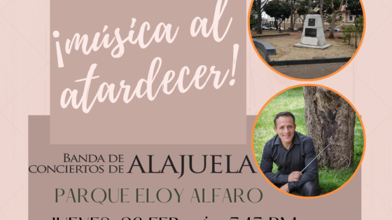 foto del subdirector Jorge Villalobos y al fondo un monumento a Eloy Mora, del parque homónimo