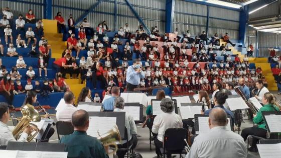 Concierto Didáctico - Banda de Conciertos de San José Niñas y niños conocen los instrumentos de las Bandas de Conciertos