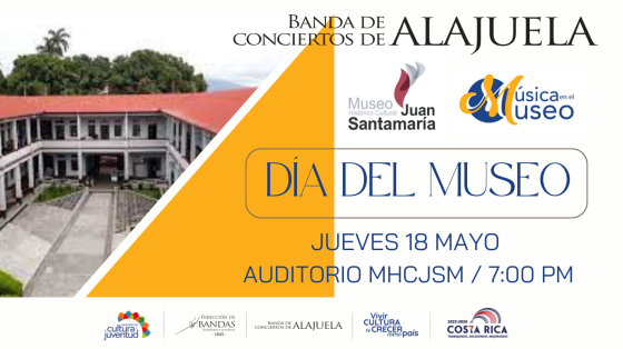 Concierto del Día Internacional de los Museos - Banda de Conciertos de Alajuela Foto del Museo Juan Santamaría