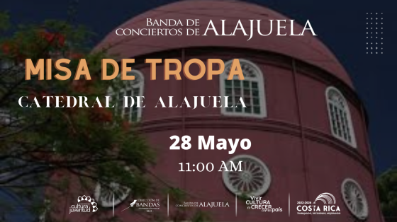 Foto de la cúpula de la Catedral de Alajuela