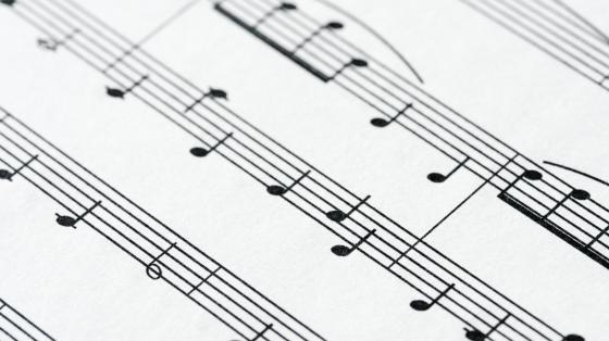 Partitura musical.