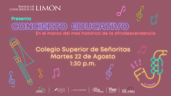 instrumentos de colores con fondo rosa