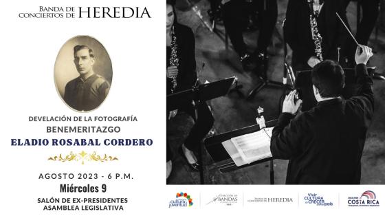 Acto Protocolario "Benemeritazgo de Eladio Rosabal Cordero" | Banda de Conciertos de Heredia Foto de Eladio Cordero Rosabal