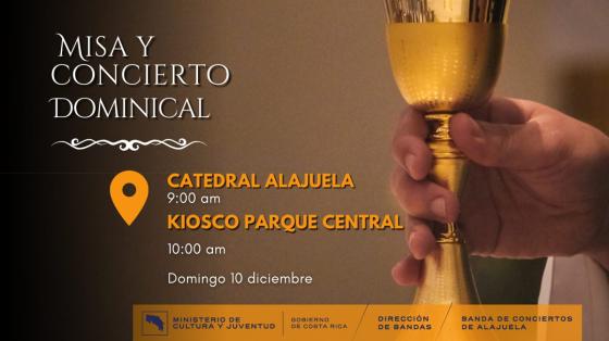 Tradicional Misa de Tropa | Banda de Conciertos de Alajuela Mano de cura sosteniendo un cáliz