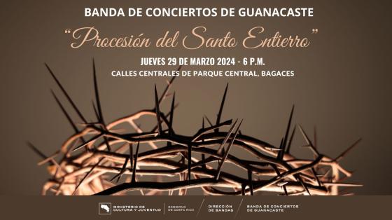 Procesión del Santo Entierro | Banda de Conciertos de Guanacaste Foto de una corona de espinas