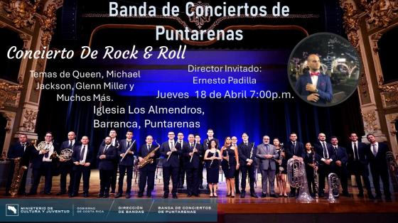 Banda de Conciertos de Puntarenas en el Teatro Nacional