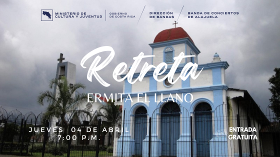 Retreta en El Llano "Paisajes" | Banda de Conciertos de Alajuela Foto de La Ermita El Llano