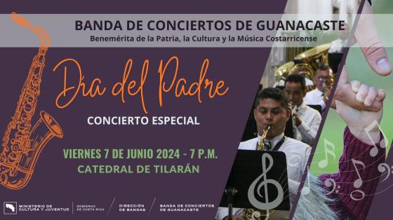 foto de manita tomada por la mano de un papá y músicos