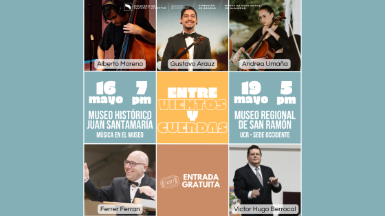 Foto de los compositores y solistas para el concierto de BCA