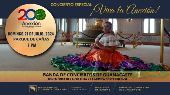 Concierto "Viva la Anexión" | Banda de Conciertos de Guanacaste