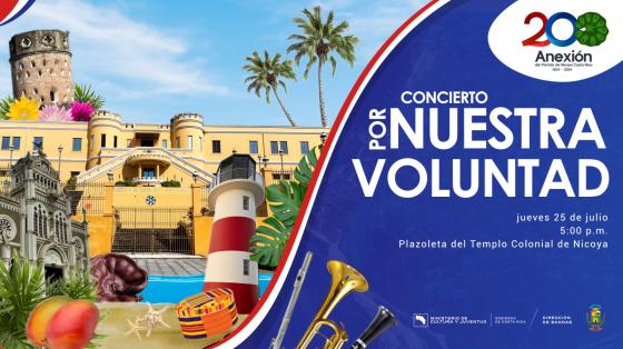 Magno Concierto de las Siete Bandas Nacionales "Por Nuestra Voluntad" | Dirección de Bandas Fotografía de elementos icónicos de cada provincia, arquitectura, flores, frutas, palmeras