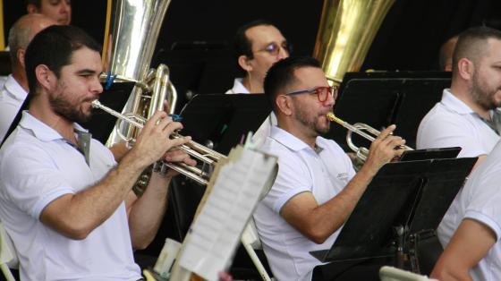Concierto de Bien Social | Banda de Conciertos de San José Músicos de la Sección de Trompetas