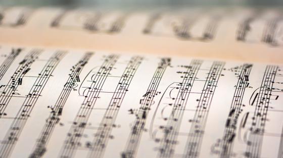 Parte de una partitura