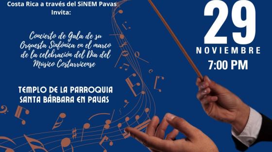 Concierto para celebrar el día del músico costarricense SiNEM Pavas