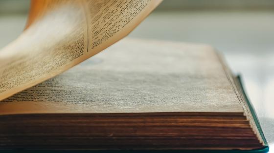 Libro con páginas abiertas