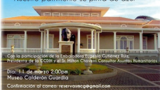 Nuestro patrimonio se pinta de azul Conversatorio