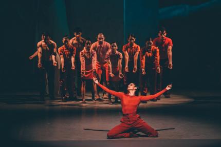 Coreografía "Vida", de Pepe Hevia. Fotografía Luis Alvarado.