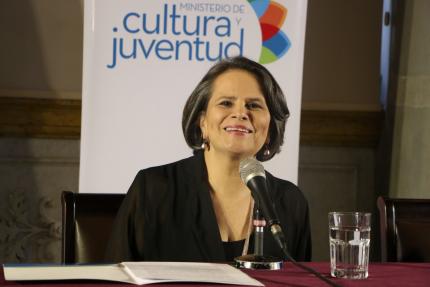 Sylvie Durán, ministra de Cultura y Juventud Sylvie Durán, ministra de Cultura y Juventud