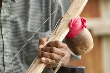 Fotografía: Quijonguero Eulalio “Lalo” Guadamuz, Bagaces, Guanacaste. Crédito: Adriana Méndez