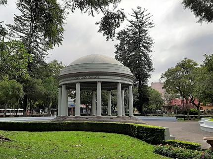 El Templo de la Música fue construido en un tiempo récord de tres semanas con motivo de la celebración de las fiestas de fin del año 1920.