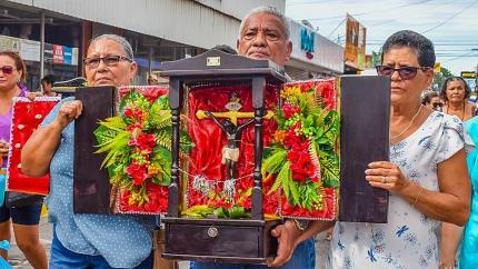 Festividad Santo Cristo de Esquipulas, Santa Cruz, Guanacaste. Fotografía con fines ilustrativos de celebración previa a la pandemia.