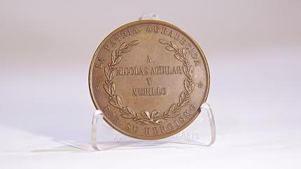 Reconocimiento otorgado al Héroe Nacional de la Patria, coronel Nicolás Aguilar Murillo Reconocimiento otorgado al Héroe Nacional de la Patria, coronel Nicolás Aguilar Murillo