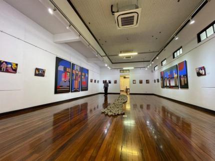 Sala de exposiciones del Museo Histórico Cultural Juan Santamaría