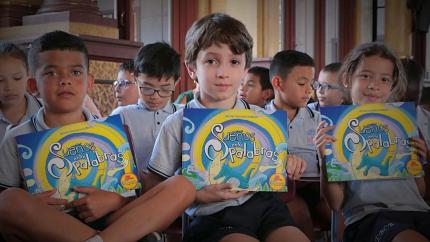 Fotografía: Presentación del libro “Sueños entre palabras”, Colegio de Costa Rica, 2019.