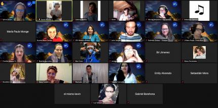 Como parte de todo este proceso se realizó el “Campamento Canción por la Paz” Como parte de todo este proceso se realizó el “Campamento Canción por la Paz”