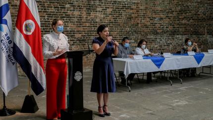 El anuncio de la convocatoria se realizó en la Antigua Aduana. Foto: Presidencia. El anuncio de la convocatoria se realizó en la Antigua Aduana. Foto: Presidencia.