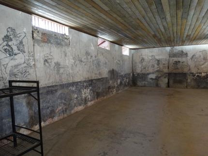 Esta es la celda N° 7 donde José León Sánchez, Premio de Cultura Magón 2017, escribió su célebre obra La isla de los hombres solos. (1968). Esta celda fue completa y cuidadosamente restaurada. Por: LLópez-CICPC.