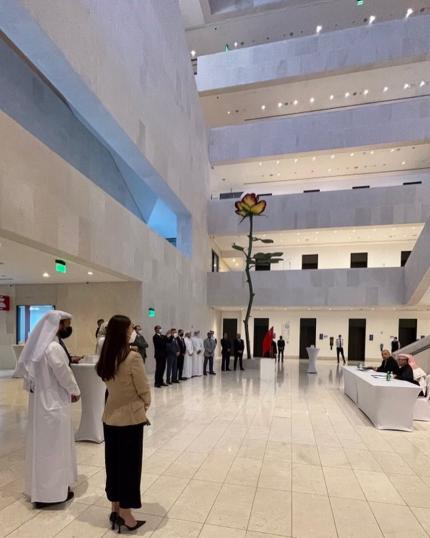 Entrega de la obra escultórica al Museo M7, Catar - Febrero 2022. Entrega de la obra escultórica al Museo M7, Catar - Febrero 2022.