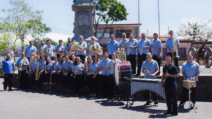 Espectáculo a cargo de la Banda de Conciertos de Alajuela, forma parte del programa “Música en el Museo” Espectáculo a cargo de la Banda de Conciertos de Alajuela, forma parte del programa “Música en el Museo”