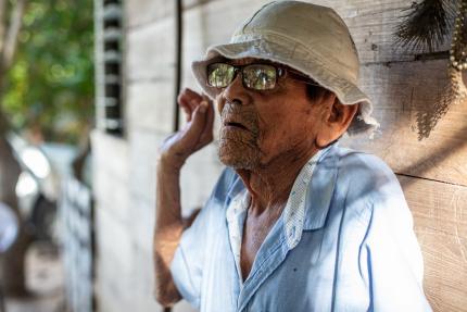 Eulalio “Lalo” Guadamúz, quijonguero. Eulalio “Lalo” Guadamúz, quijonguero.