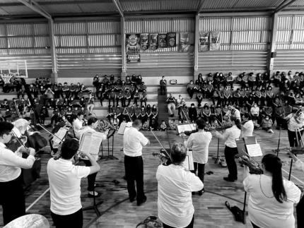 Del 29 de agosto al 2 de septiembre, la Orquesta Sinfónica Nacional ofrecerá cinco presentaciones en centros educativos Del 29 de agosto al 2 de septiembre, la Orquesta Sinfónica Nacional ofrecerá cinco presentaciones en centros educativos