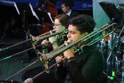 Big Band, Instituto Nacional de la Música. Fotografía: Unidad de Comunicación, MCJ. Big Band, Instituto Nacional de la Música. Fotografía: Unidad de Comunicación, MCJ.