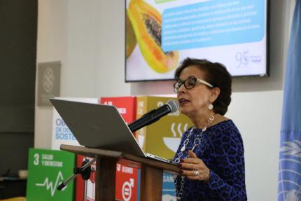 Lanzamiento se realizó en el marco de celebración del Día Mundial de la Alimentación y el Día Nacional de las Frutas y Vegetales. Fotografía Unidad de Comunicación - Ministerio de Cultura y Juventud