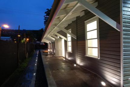 Fachadas de la antigua Estación al Ferrocarril al Atlántico en Turrialba. Cortesía del Arq. L.D. Barahona. Fachadas de la antigua Estación al Ferrocarril al Atlántico en Turrialba. Cortesía del Arq. L.D. Barahona.
